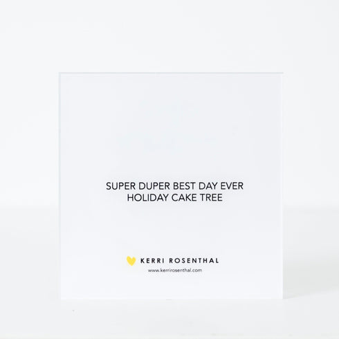 Super Duper Holiday Cake Tree Block of Love