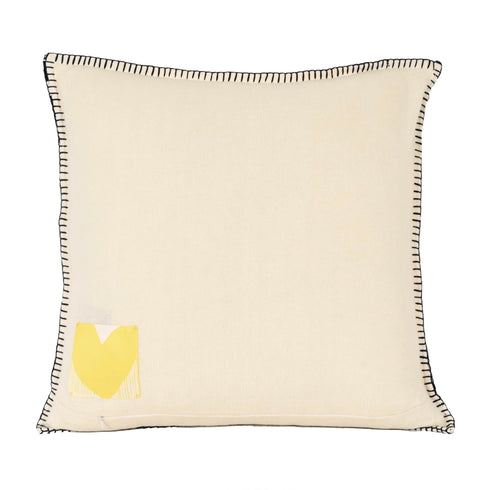 Cream Core Imperfect Heart cute decorative throw pillows by Kerri Rosenthal