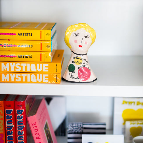 Planet Love Girl cute unique sculptured by Kerri's original painting