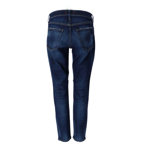 Blue Denim 30th Anniversary Cropped Women’s jeans - Cute designer jeans by Red Card Tokyo