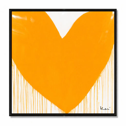 Vitamin L Drippy Heart Art Print