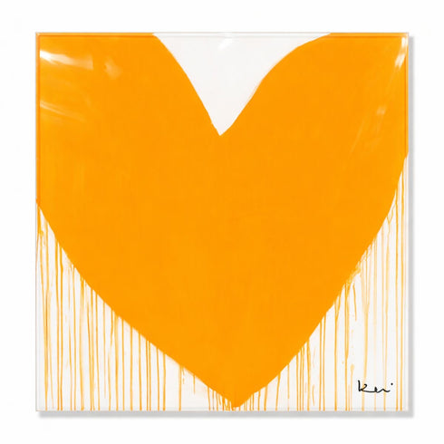Vitamin L Drippy Heart Art Print