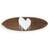 Drippy Heart Cocoa Surfboard