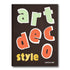 Art Deco Style Coffee Table Decor Book - Assouline