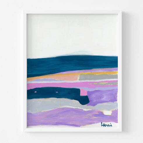 All At Once Art Print original artwork for living room wall decor by Kerri Rosenthal