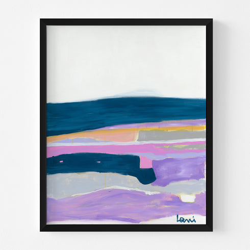 All At Once Art Print original artwork for living room wall decor by Kerri Rosenthal