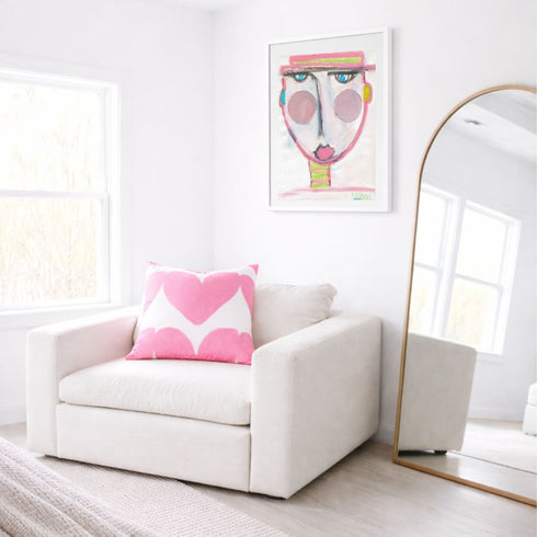 Alotta Love Pop Pink Pillow