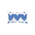 White ground with blue heart Alotta Love delft cute decorative throw pillows by Kerri Rosenthal