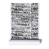 High quality word of the day black and white wallpaper by Kerri Rosenthal - designer wall paper for modern living room decor