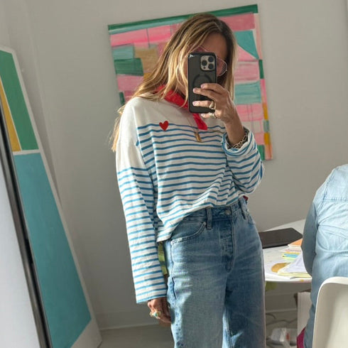 Artist Long Sleeve Stripe Tee