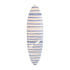 Artistic indigo mr. sharpie surfboard design for wall decor by Kerri Rosenthal