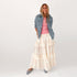 Athena cream maxi skirt - Shop women’s cute maxi ruffled skirts by Kerri Rosenthal.