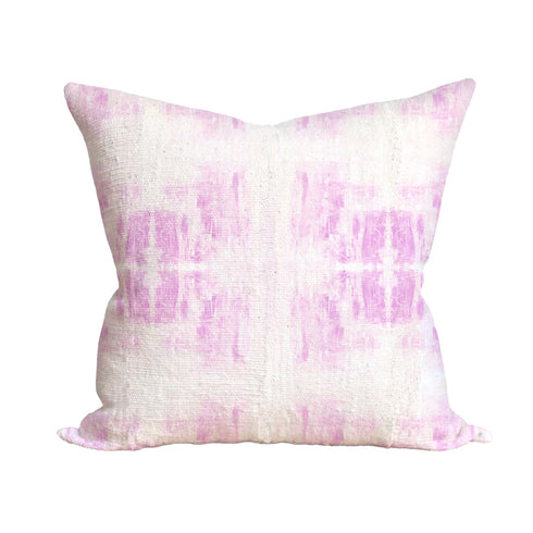 BF’s Jeans pink and white cute living room pillow by Kerri Rosenthal