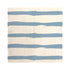 Bibliotheque blue beige stripe cotton oyster linen fabric - Kerri Rosenthal