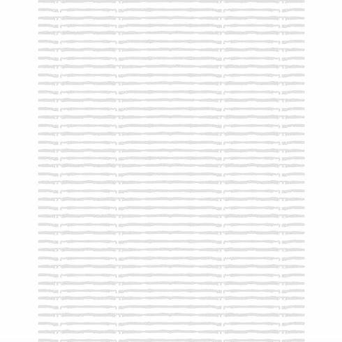 Bibliotheque grey stripe cotton oyster linen fabric - Kerri Rosenthal