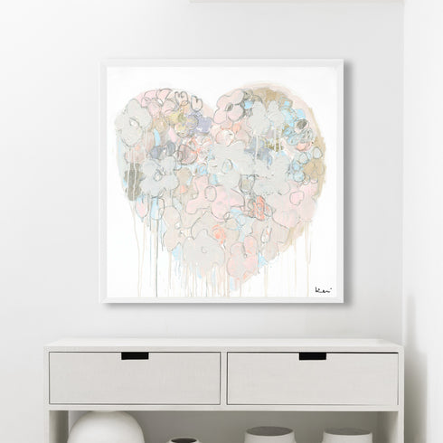 Bloom Boom Art Print by Kerri Rosenthal - Unique art gifts for living room, bedroom art
