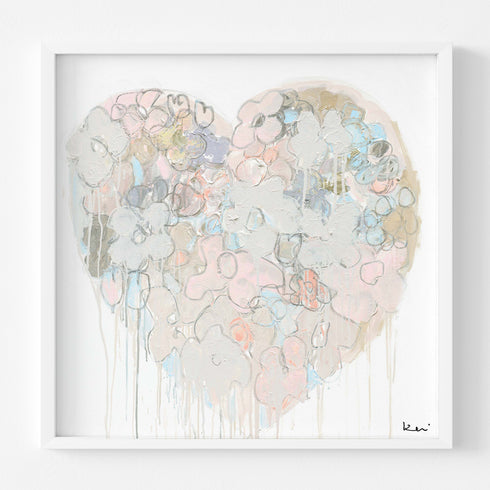 Bloom Boom Art Print by Kerri Rosenthal - Unique art gifts for living room, bedroom art