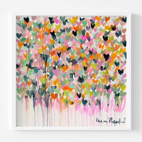 Beauty Is Love Art Print