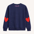 Benton Imperfect Heart Patch Sweatshirt