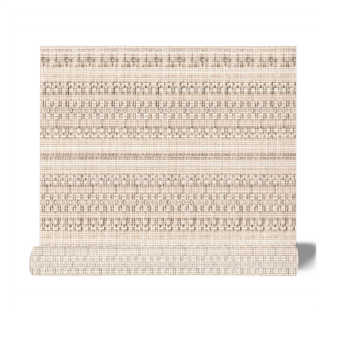 High quality BF'S Ikat Taupe wallpaper by Kerri Rosenthal - designer wall paper for modern living room decor
