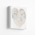 Bloom Boom Mini Wall Art on Stretched Canvas - Modern original wall artwork for living room or any room in your home by Kerri Rosenthal