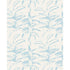 Blue Paradise Life Fabric custom printed on luxe oyster linen or a cotton linen blend - Unique designer high-quality fabrics by Kerri Rosenthal