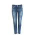Blue Denim 30th Anniversary Cropped Women’s jeans - Cute designer jeans by Red Card Tokyo