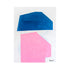 Building Blocks Art Print Modern Artwork Pink & Blue - Kerri Rosenthal