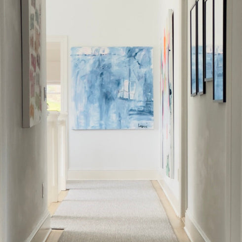 Love You To Pieces Original Painting inspired home interiors for modern living spaces by Kerri Rosenthal