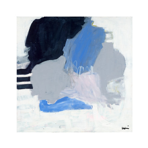 Cloud Hopping Original Painting inspired home interiors for modern living spaces by Kerri Rosenthal