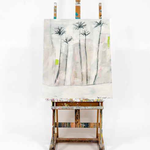 Cocktails at Sunset Original Painting inspired home interiors for modern living spaces by Kerri Rosenthal