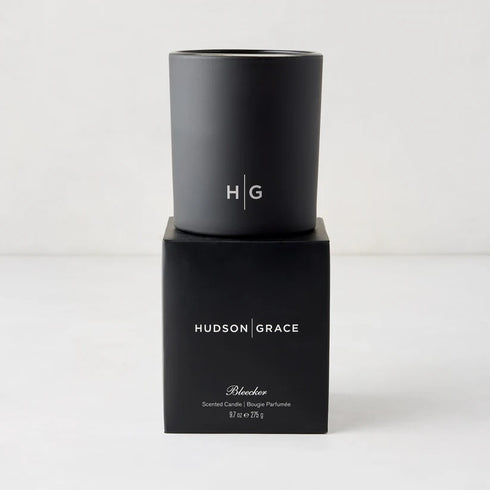Birch bark, cedar, leather, wet leaves, and a hint of a distant fireplace. The Hudson Grace Bleecker candle brings the mood of a crisp New York autumn evening home. Hand-poured in the USA. 60-hour burn. Beautifully gift boxed. Available at Kerri Rosenthal.