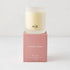Hudson Grace Savannah Scented 3-Wick Candle in a large 24oz heavyweight glass vessel with gift box, featuring magnolia and citrus fragrance notes, hand-poured in the USA. Available at Kerri Rosenthal.