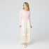Pink cashmere cardigan sweater with skirt- Shop the best cashmere cardigans by Kerri Rosenthal.