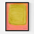 Color Note 1 multicolor wall art print in black frame by Kerri Rosenthal