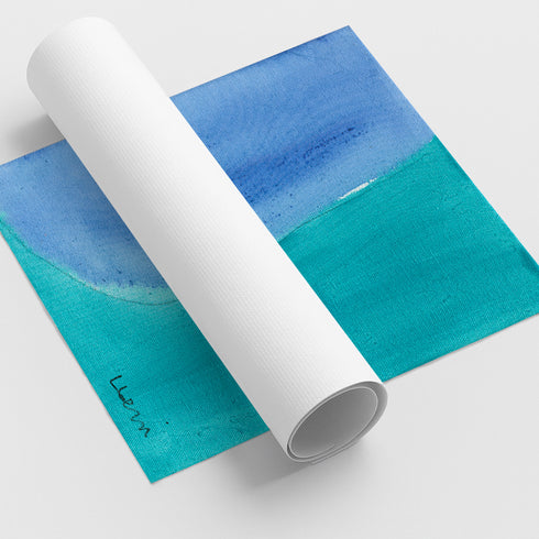 Color Note 2 multicolor blue wall art print paper roll - Shop unique wall artwork decor by Kerri Rosenthal