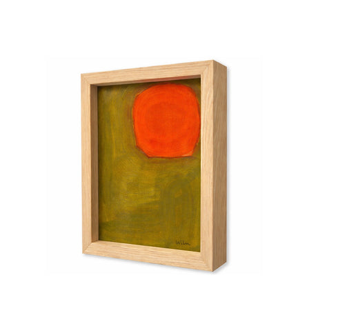 Color Note 3 Oak Shadow Box Art