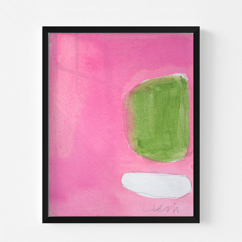 Color Note 5 pink abstract wall art print - Shop unique wall artwork decor for the living room by Kerri Rosenthal