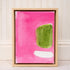 Color Note 5 pink abstract original wall art print artwork decor by Kerri Rosenthal