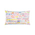 Colorful multi All You Need is Love cute rectangular lumbar decorative cute throw pillow by Kerri Rosenthal