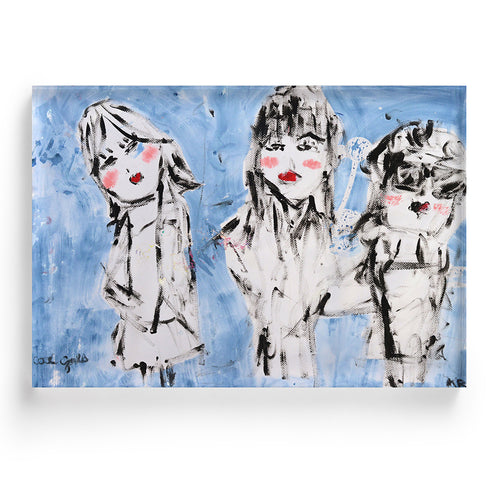 Cool Gals art print wall artwork decor for living room, bedroom, entryway, office or any space by Kerri Rosenthal.