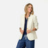 Summer cream blazer womens white in cotton - Shop women's casual blazer jackets by Kerri Rosenthal.
