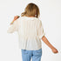 Rosen cream ruffle blouse in 100% cotton - Shop women's cute blouses by Kerri Rosenthal.