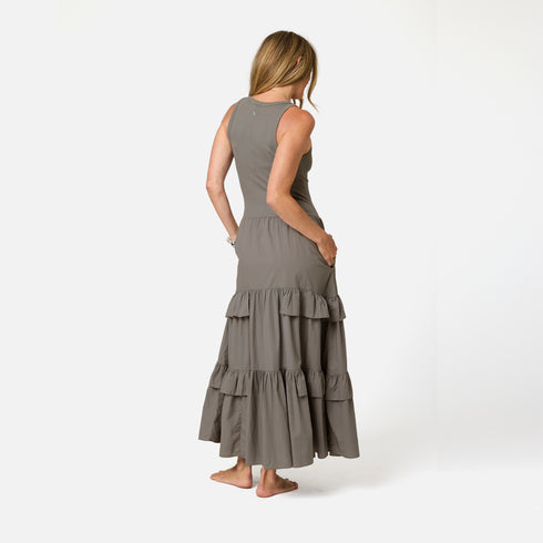 Athena sleeveless midi dresses - Shop women's cute ruffled midi dresses by Kerri Rosenthal.