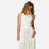 Off white tank top with embroidered heart - Shop women's cute ribbed tank tops by Kerri Rosenthal.