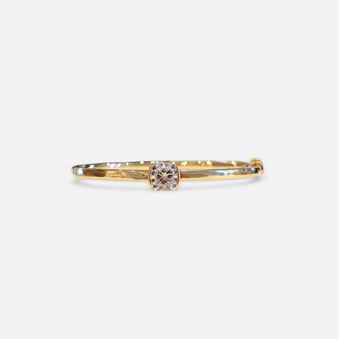 Yellow gold bangle bracelet - Shop 14-karat yellow gold bracelet by Kerri Rosenthal.