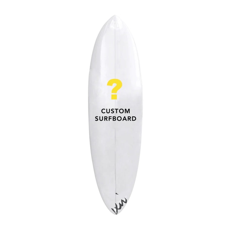 Custom wall decorative surfboard by Kerri Rosenthal, additional view
