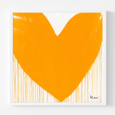 Vitamin L Drippy Heart Art Print