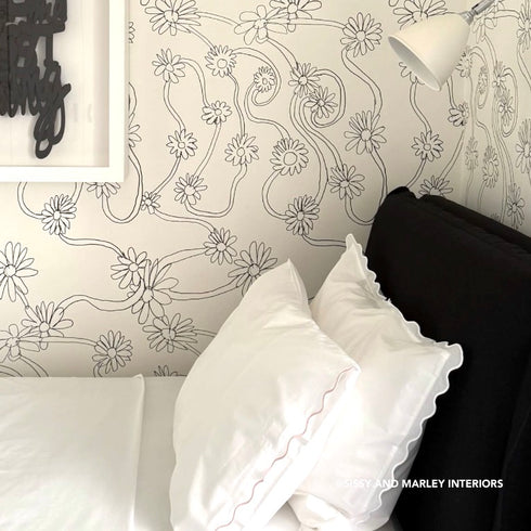 Daisy Carbon Wallpaper