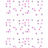 Simple White ground dominoes Pop Pink eco-friendly wallpaper by Kerri Rosenthal - designer wall paper